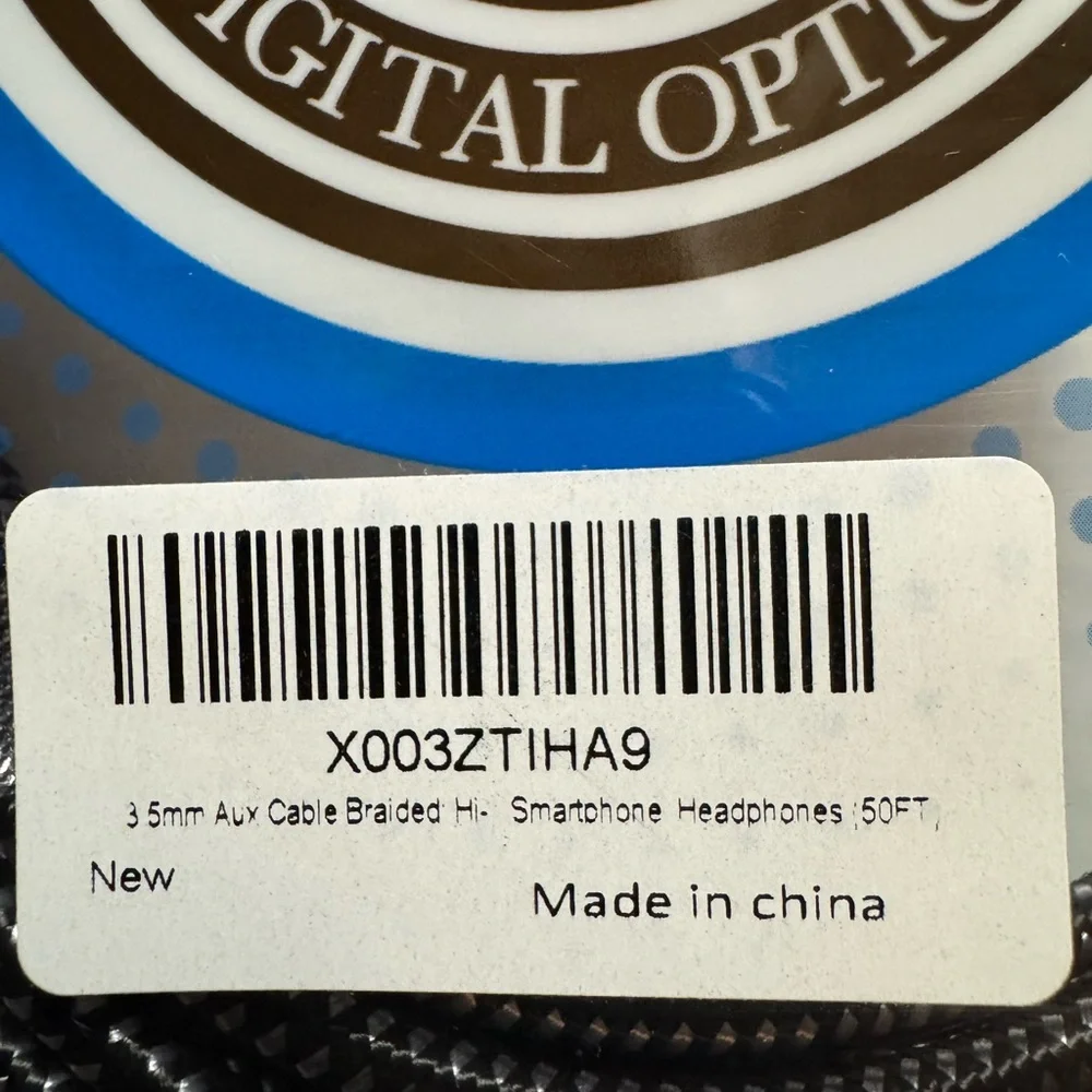 Digital Optical Audio Cable - Black